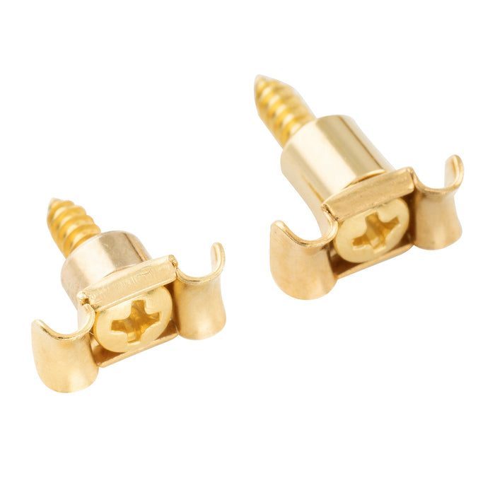 Musiclily Proスチールヴィンテージバタフライスタイル弦留め弦ツリー弦ガイド for エレクトリックギター、2セット