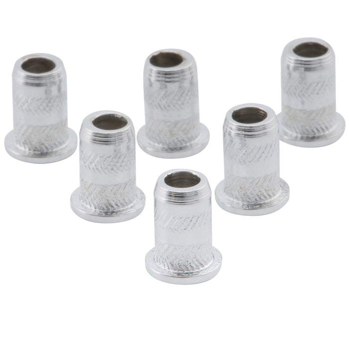 Musiclily Pro 4mm Ferragens de Montagem Superior em Aço para Guitarra Elétrica Conjunto de 6 