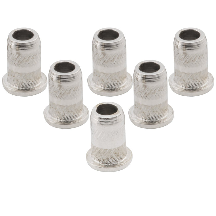 Musiclily Pro 4mm Ferragens de Montagem Superior em Aço para Guitarra Elétrica Conjunto de 6 