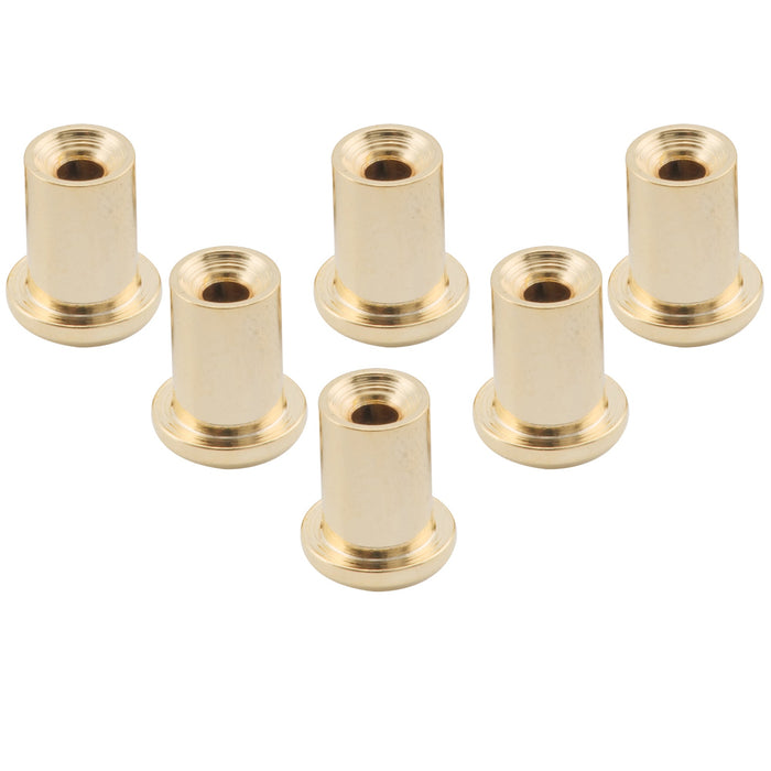 ミュージックリリー プロ 5mm スチールトップマウント弦フェルール セット6個入り 