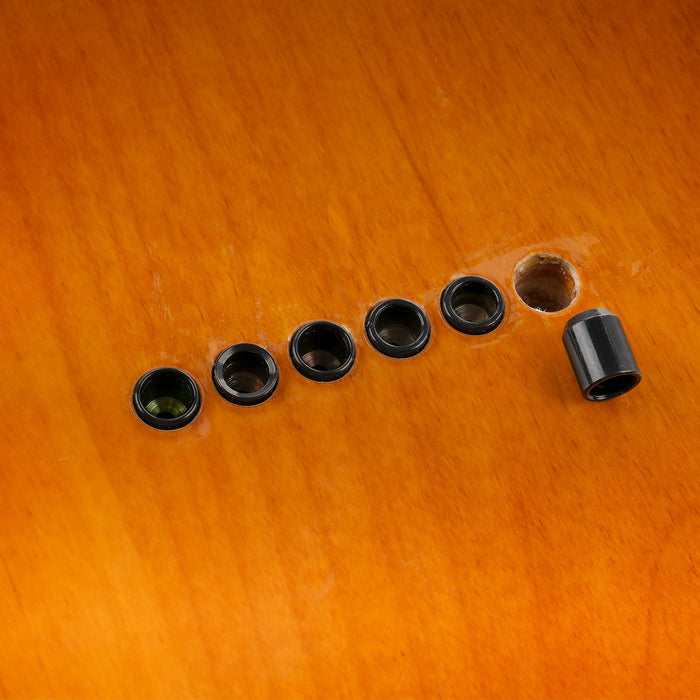Musiclily Pro 8mm Steel Flush Style Through Body String Mounting Ferrules for Tele Style Electric Guitar