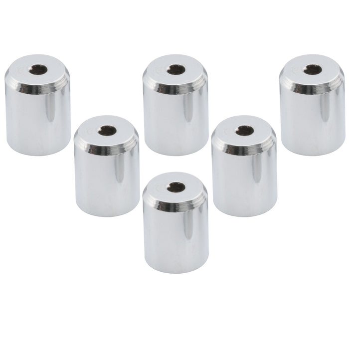 Musiclily Pro 8 mm Stahl-Saitenhalter im bündigen Stil für die Saitenmontage im Korpus für E-Gitarre im Tele-Stil