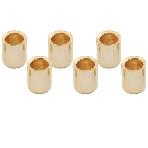 musiclily pro 8mm steel flush style through body string mounting ferrules for tele style electric guitar mx2721 6p