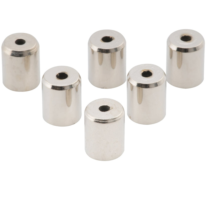 Musiclily Pro 8 mm Stahl-Saitenhalter im bündigen Stil für die Saitenmontage im Korpus für E-Gitarre im Tele-Stil