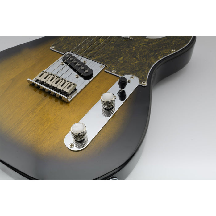 Musiclily Pro Grob 18 Gewinde Stahlkuppel Perlmutt-Oberteil Aufsteckreglerknopf für importierte Gitarren und Bässe, Set von 2