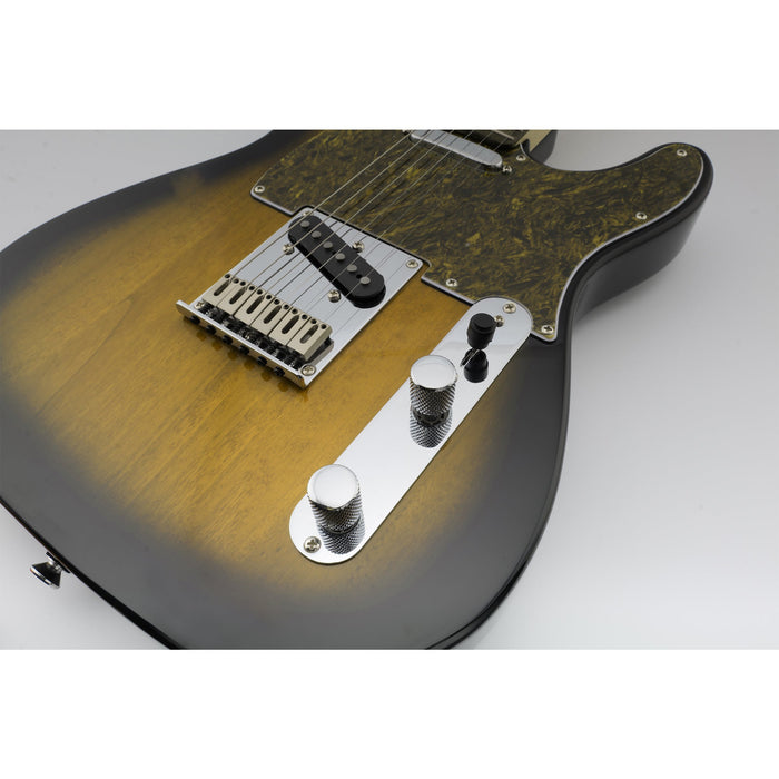 Musiclily Pro Fein 24 Splines Stahl Flat Top Push-on Steuerknopf 19 mm für in den USA hergestellte Gitarren- und Bass-Potentiometer, Set von 2