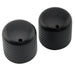 detail of musiclily pro fine 24 splines steel dome push on control knob 18mm with indicator dot for usa made guitar bass potentiometers mx2798 2p