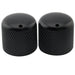 musiclily pro fine 24 splines steel dome push on control knob 18mm with indicator dot for usa made guitar bass potentiometers mx2798 2p