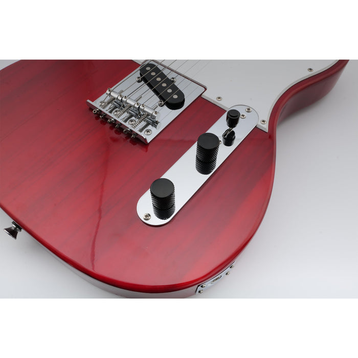 Musiclily Pro 1/4インチ 鋼製 フラットトップ 通用コントロールノブ つまみ 止めネジ付き エレキギターやベース用 ブラック(2個セット)