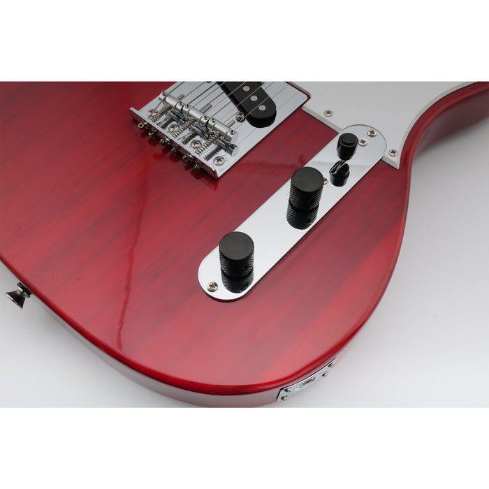 Musiclily Pro 1/4インチ 鋼製 フラットトップ 通用コントロールノブ つまみ 止めネジ付き エレキギターやベース用 ブラック(2個セット)