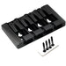 musiclily pro 19mm string spacing pre radiused hard zinc 4 string bass bridge mx2816p