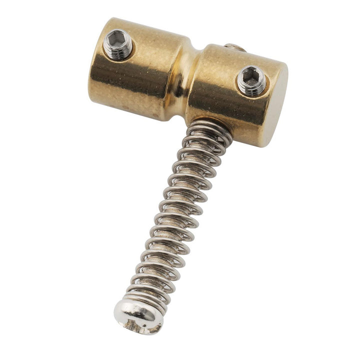 Musiclily Pro 19mmピッチ 鋼製 ベースブリッジ用サドル 4弦Precision/Jazz Bassエレキベース用 ブラック(4個セット)