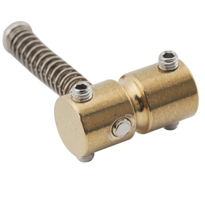 Musiclily Pro 19mmピッチ 鋼製 ベースブリッジ用サドル 4弦Precision/Jazz Bassエレキベース用 ブラック(4個セット)