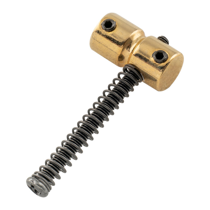 Musiclily Pro 18mmピッチ 鋼製 ベースブリッジ用サドル 5弦Precision/Jazz Bassエレキベース用 ブラック(5個セット)