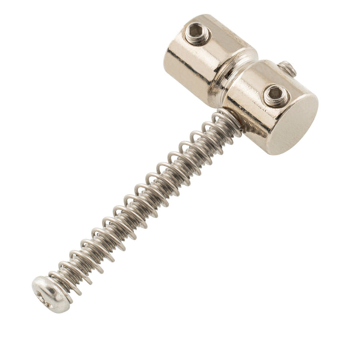 Musiclily Pro 18mmピッチ 鋼製 ベースブリッジ用サドル 5弦Precision/Jazz Bassエレキベース用 ブラック(5個セット)