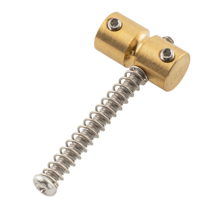 Musiclily Pro 18mmピッチ 鋼製 ベースブリッジ用サドル 5弦Precision/Jazz Bassエレキベース用 ブラック(5個セット)