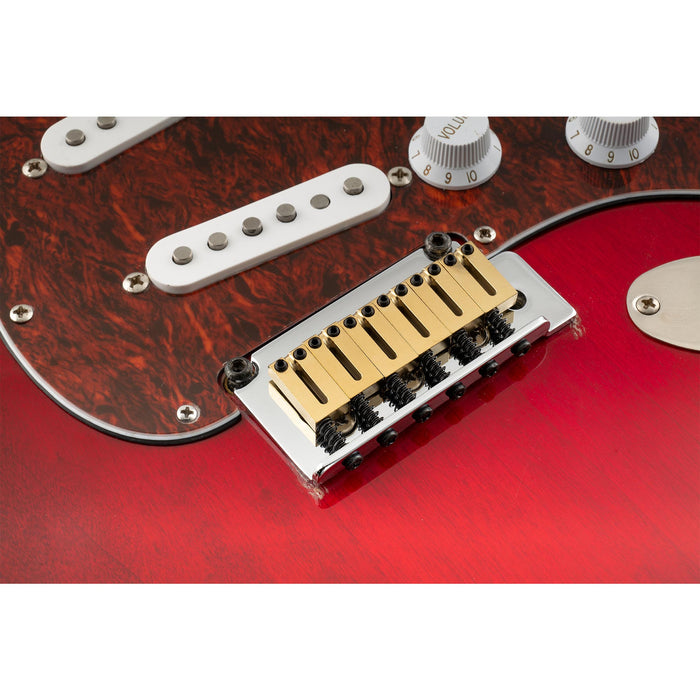 Application of musiclily ultra 10 5mm modern style full solid brass offset saddles for strat tele style electric guitar mx2854 6p