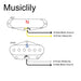 Size of the revival pickups rpt1 tg specials vintage style alnico 5 neck bridge pickups set for tele style electric guitar mx2862p