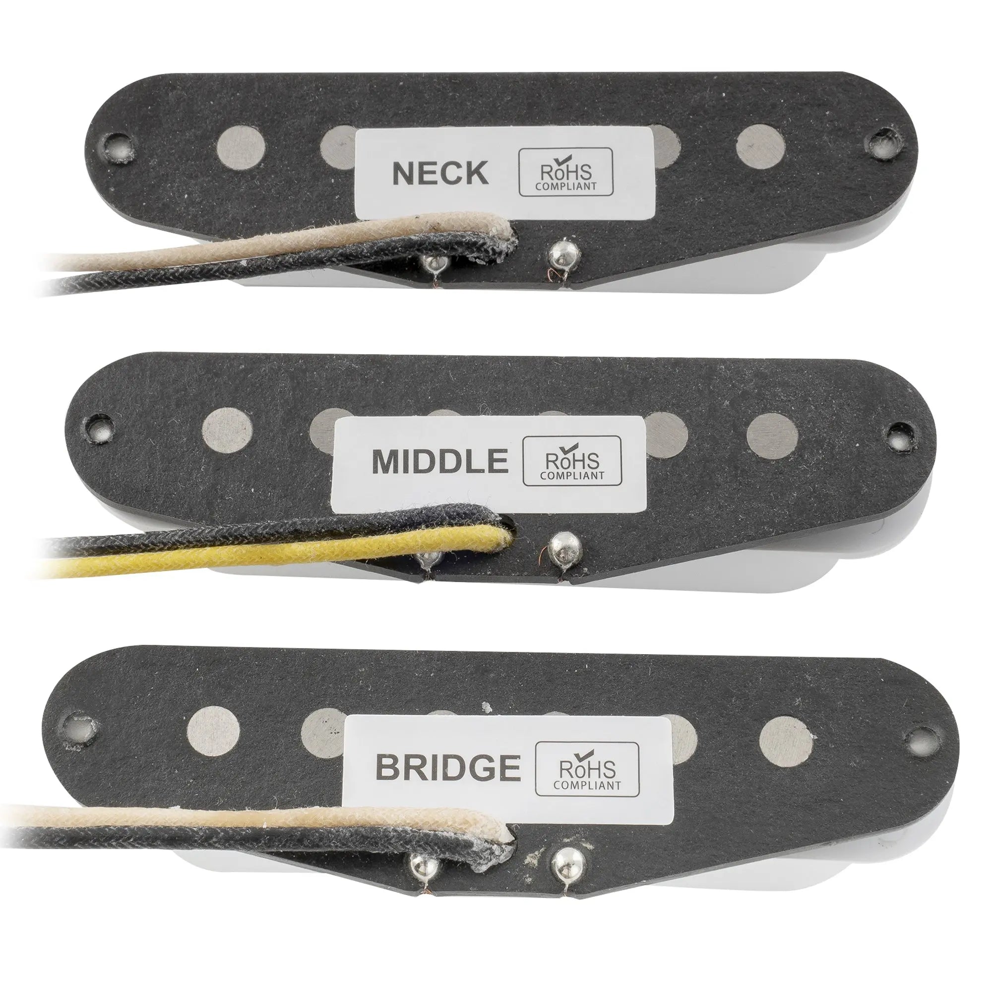 Part of the revival pickups rps1 vintage classic alnico 5 alnico 3 single coil neck middle bridge pickups set for strat style electric guitar mx2868wh