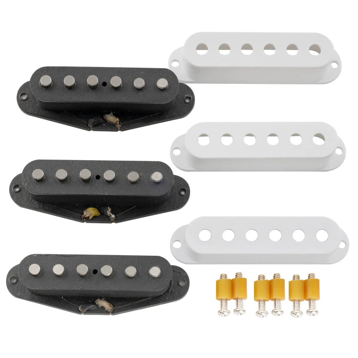 the revival pickups rps1 vintage classic alnico 5 alnico 3 single coil neck middle bridge pickups set for strat style electric guitar mx2868wh details