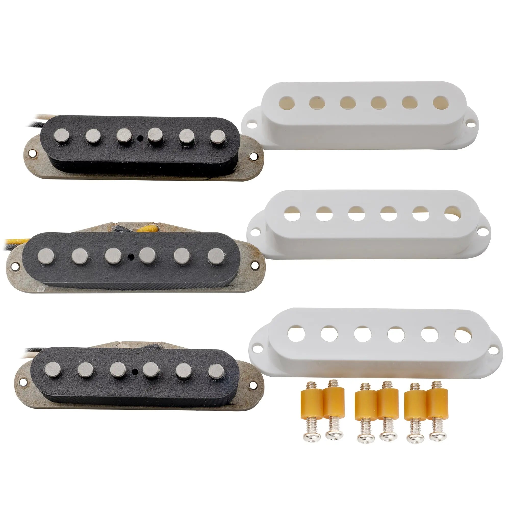 the revival pickups rps2 grey bottomed blues vintage style alnico 5 single coil neck middle bridge pickups set for strat style electric guitar mx2872wh details