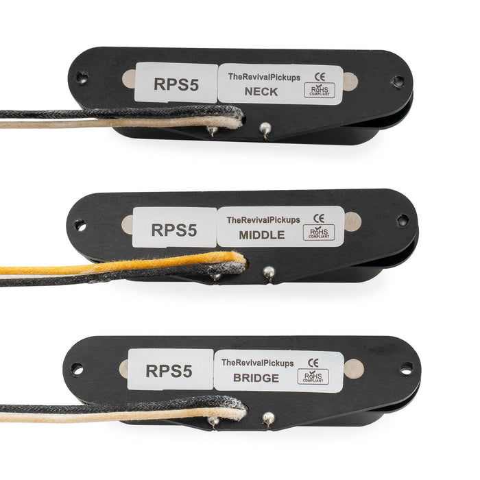 The Revival Pickups RPS5 1954 Strat ヴィンテージスタイル アルニコ3 シングルコイル ネック・ミドル・ブリッジピックアップセット for Stratスタイルエレキギター