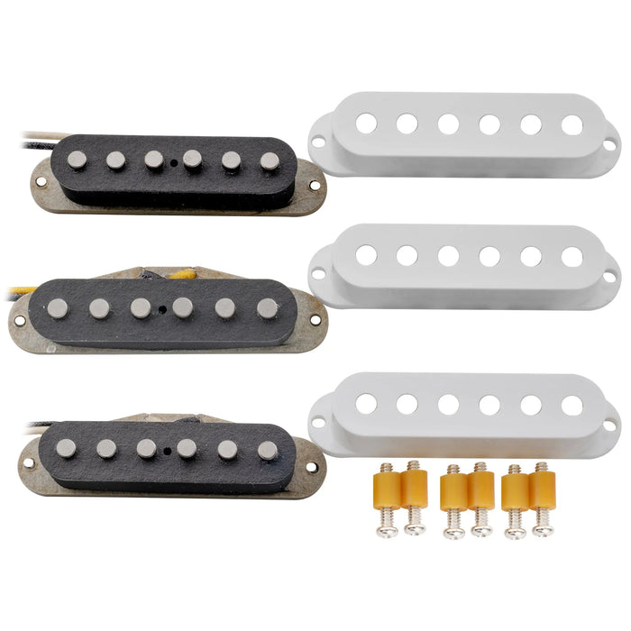 the revival pickups rps7 john mayer vintage style alnico 5 alnico 3 single coil neck middle bridge pickups set for strat style electric guitar mx2888wh details
