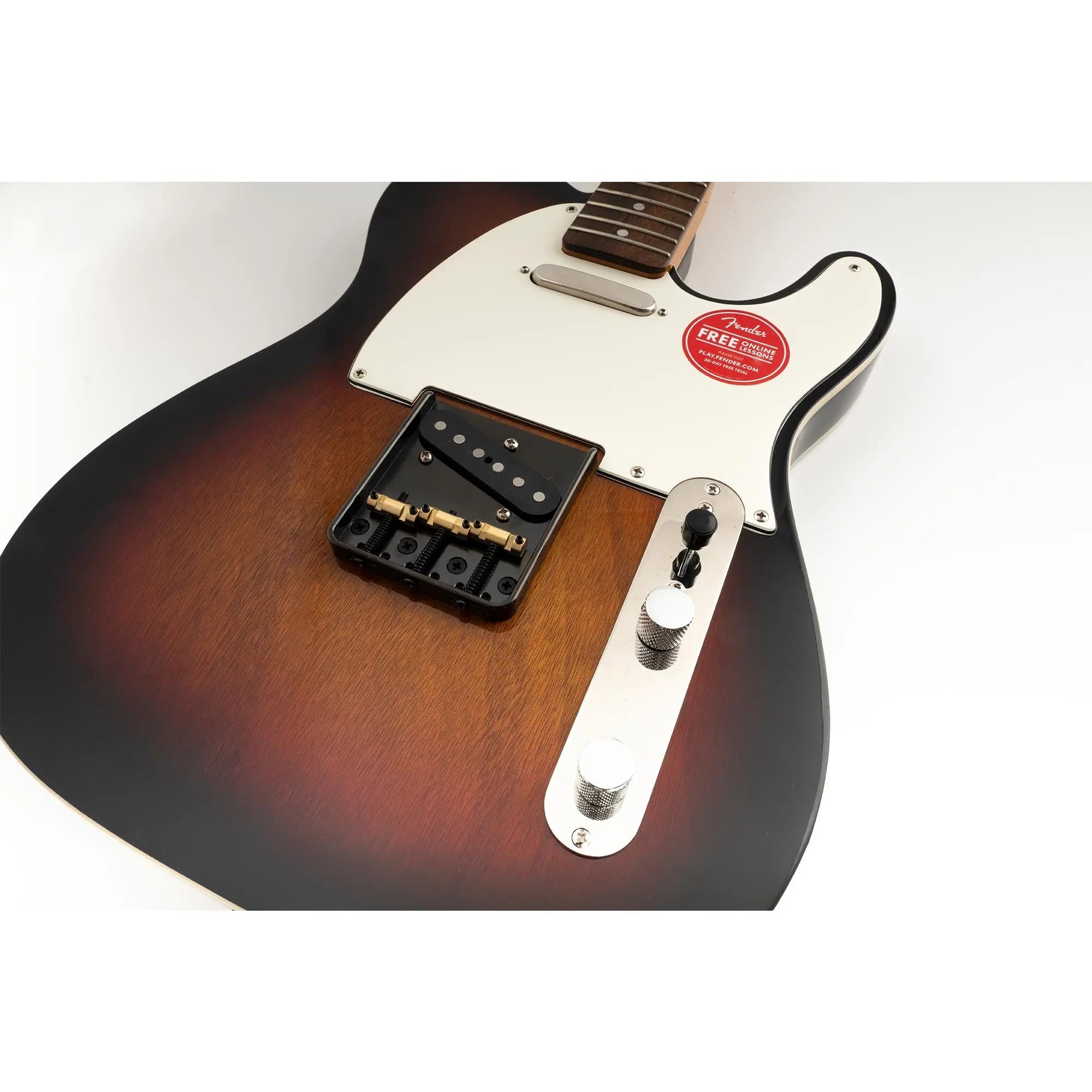 Musiclily 54mm Tele Style Guitar Bridge with Brass Compensated