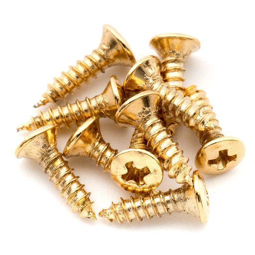 musiclily pro metric 2 5 10mm steel countersunk screws for guitar parts wood mounting mx2910 10p