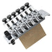 Usage show of musiclily ultra full solid brass steel block for electric guitar floyd rose locking tremolo bridge 32 34 37 42mm mx2945p