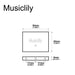 Dimensions of musiclily ultra full solid brass steel block for electric guitar floyd rose locking tremolo bridge 32 34 37 42mm mx2945p