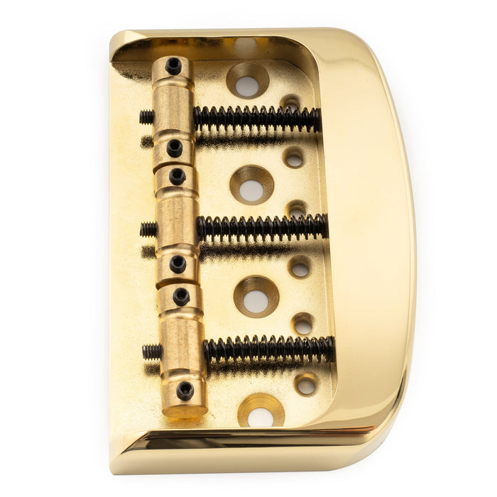 Musiclily Pro 10.8mmピッチ ハーフカット ストリングスルーボディ ソリッドアルミプレート 3連真鍮サドル ヴィンテージスタイルなTeleテレエレキギター用 ブラック