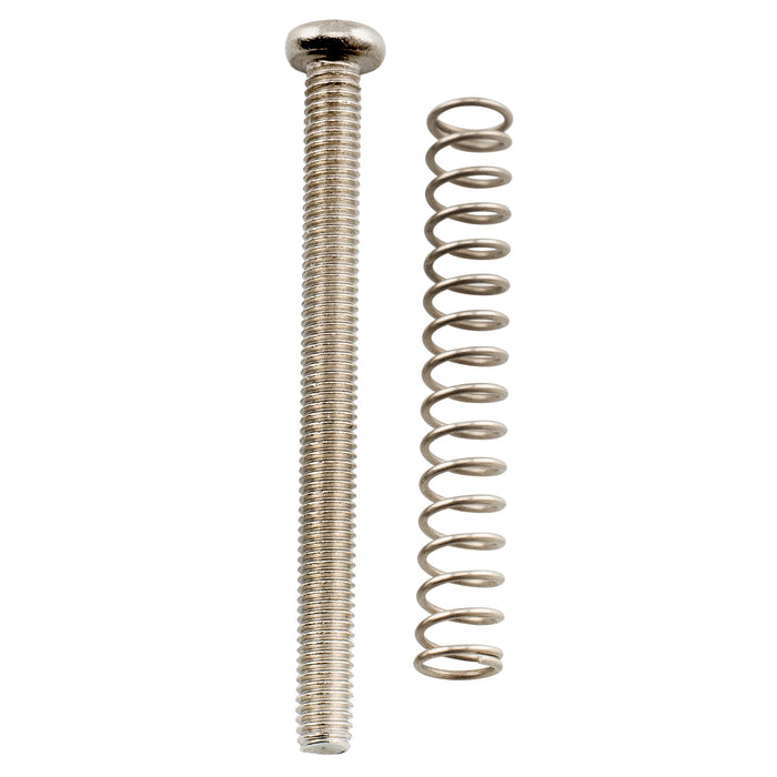 Musiclily Pro Metrische M3x35mm Stahl Sattelintonationsschrauben und Federsatz für importierten Elektrogitarren- oder Bassbrücke, Satz von 6