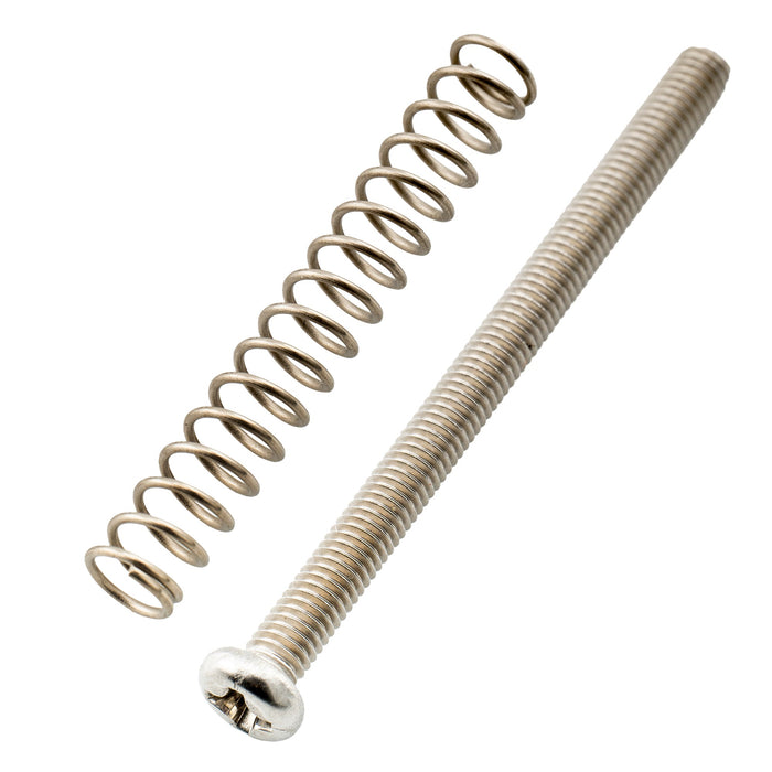 musiclily pro metric m3 40mm steel saddle intonation screw and spring set for imported electric bass bridge mx2948mx2950p