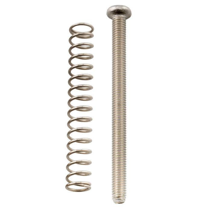Part of musiclily pro metric m3 40mm steel saddle intonation screw and spring set for imported electric bass bridge mx2948mx2950p