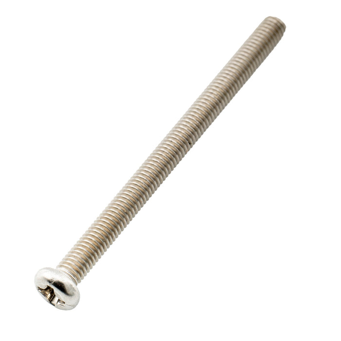 musiclily pro metric m3 40mm steel saddle intonation screw for imported electric bass bridge mx2948p, nickel