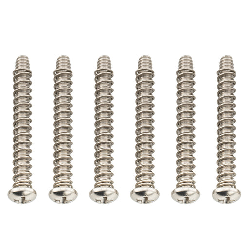 musiclily pro unc 6 32x1 3 8 inch stainless steel saddle intonation screws and springs set for american electric guitar bass bridge mx2952nk 6mx2949nk 6