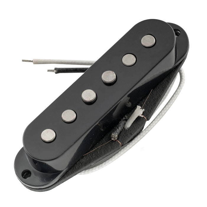 artec ssa 12 vintage style staggered alnico 5 single coil neck pickup 6 3k for strat style electric guitar mx2955bk