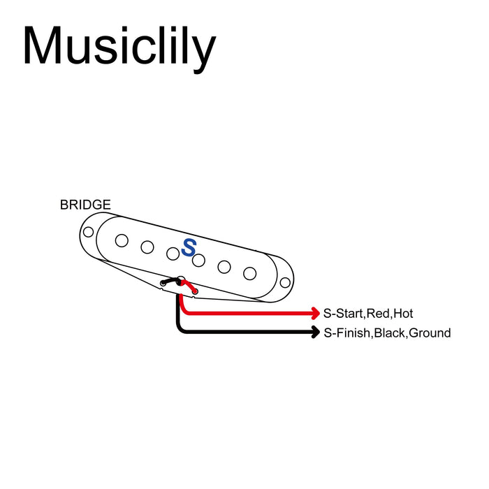 Artec SSA-12 Vintage Style Staggered Single Coil Pickups MX2955 MX2956 MX2957 MX2958 Wiring Diagram