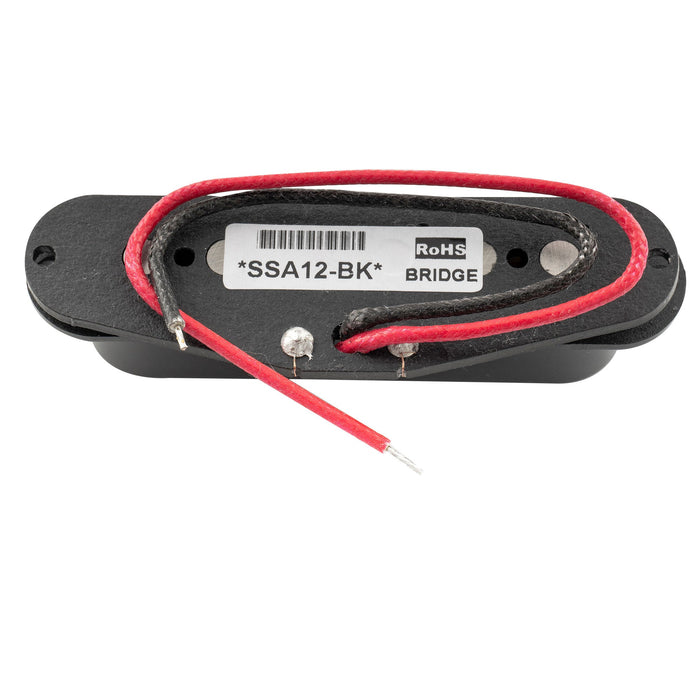 Artec SSA-12 Vintage Style Staggered Alnico 5 Single Coil Bridge Pickup 6.5K for Strat Style Electric Guitar Artec