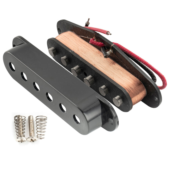 Artec SSA-12 Vintage Style Staggered Alnico 5 Single Coil Bridge Pickup 6.5K for Strat Style Electric Guitar Artec