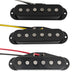 Artec SSA-12 Vintage Style Staggered Alnico 5 Single Coil Neck Middle Bridge Pickups Set for Strat Style Electric Guitar Artec