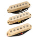 artec ssa 12 vintage style staggered alnico 5 single coil neck middle bridge pickups set for strat style electric guitar mx2958bk, mint ivory color