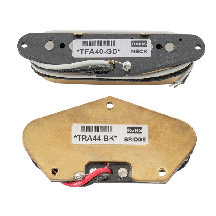 Set di pickup per il ponte standard del collo in Alnico 5 Artec TFA40 TRA44 per chitarra elettrica stile Tele. 
