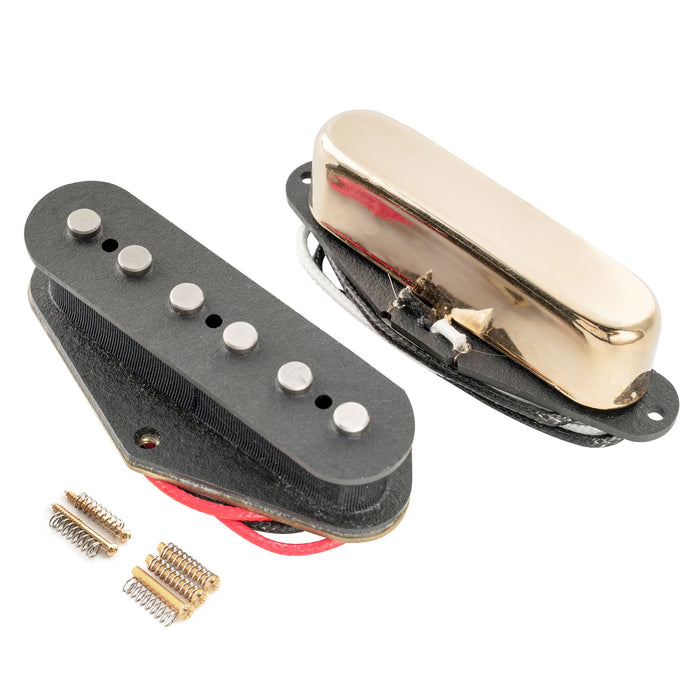 Set di pickup per il ponte standard del collo in Alnico 5 Artec TFA40 TRA44 per chitarra elettrica stile Tele. 