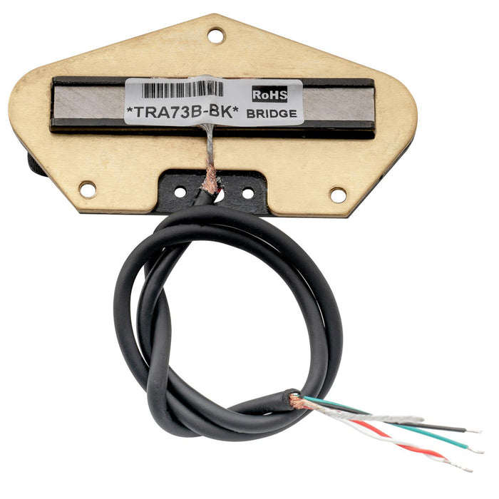 Part of artec tra73 alnico 5 rail blade humbucker bridge pickup 12k for tele style electric guitar mx2963p