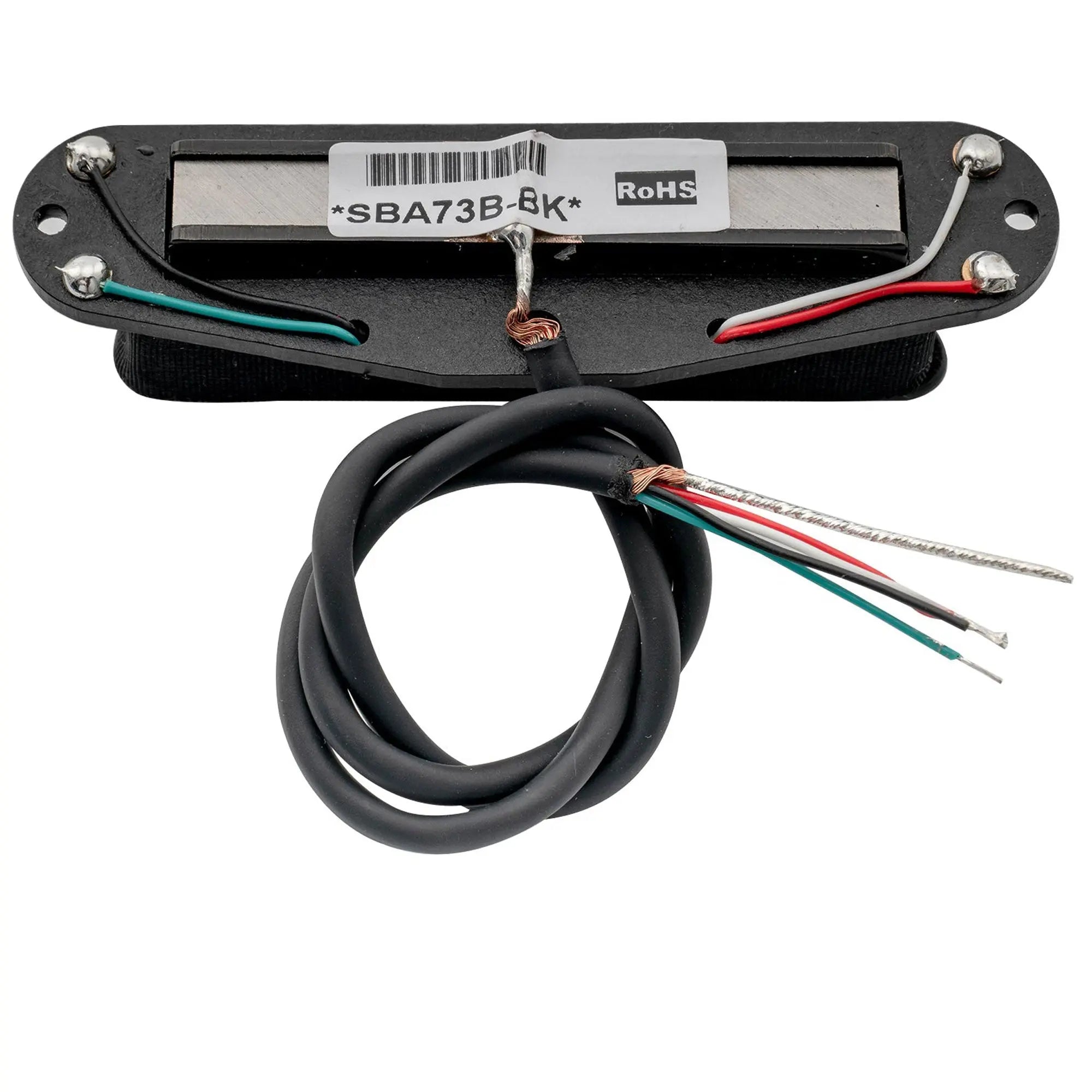 Part of artec sba73 alnico 5 rail blade humbucker all position pickup 12k for strat style electric guitar mx2964bk