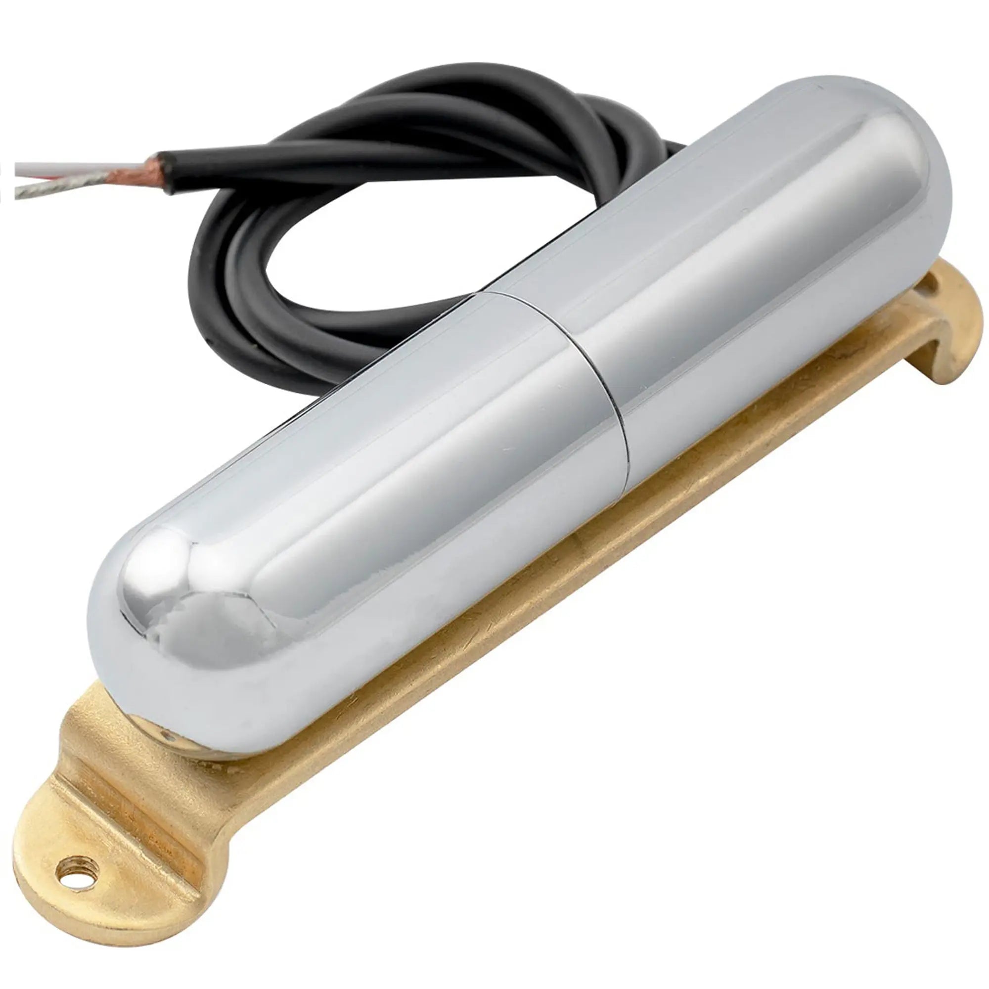 artec lsa70 alnico 5 lipstick style single coil neck pickup 7 5k for strat style electric guitar mx2965bk, chrome