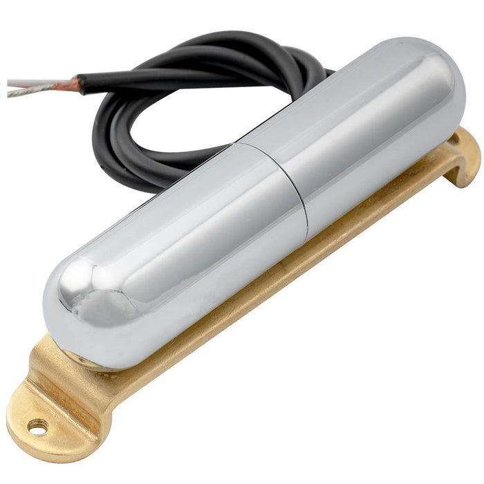 artec lsa70 alnico 5 lipstick style single coil neck pickup 7 5k for strat style electric guitar mx2965bk, chrome