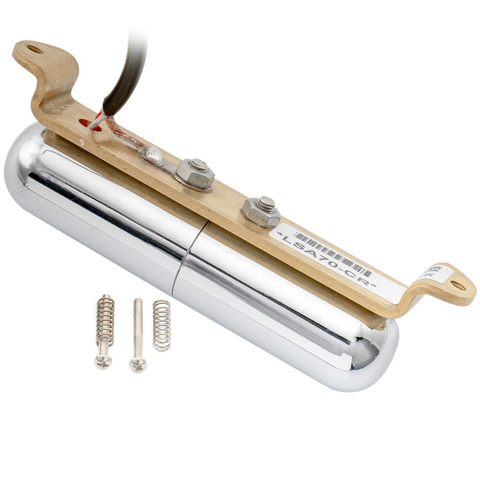 Pastilla de mástil de bobina simple Artec LSA70 Alnico 5 estilo lápiz labial, 7.5K, para guitarra eléctrica estilo Strat